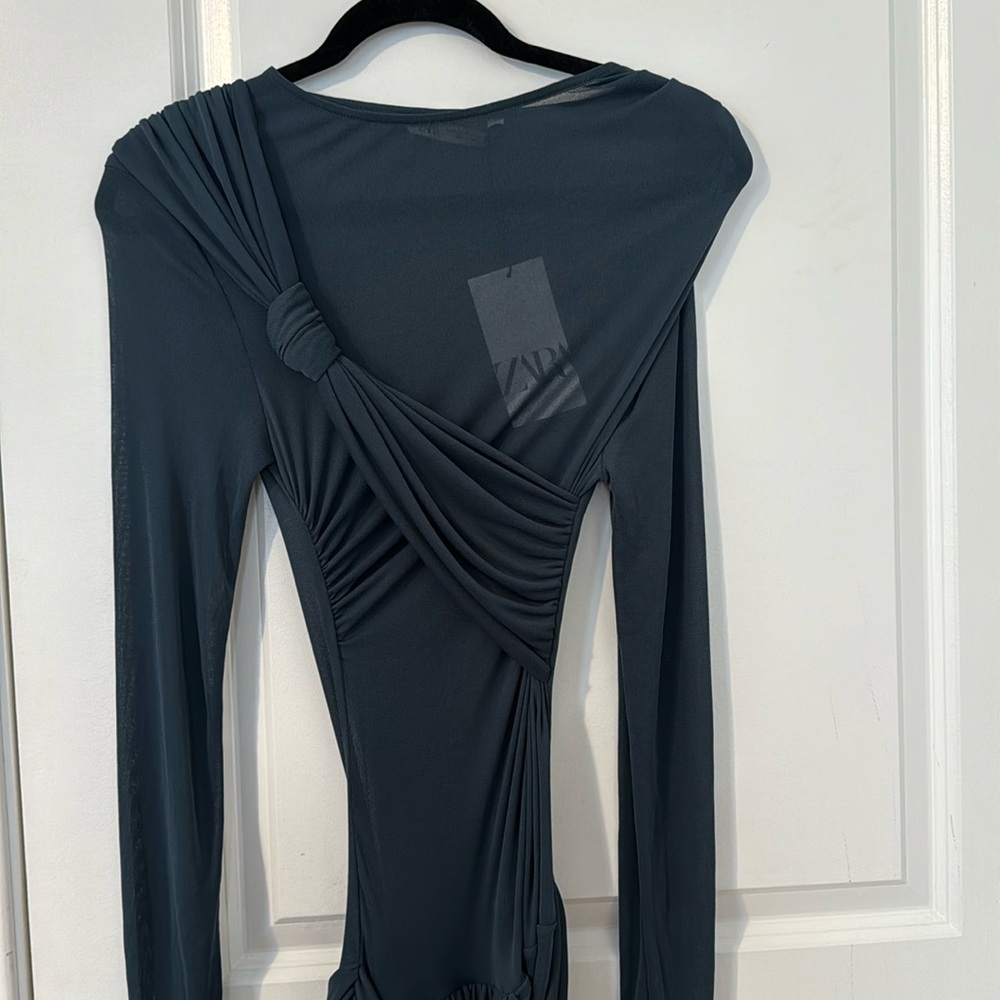 Zara blue dress